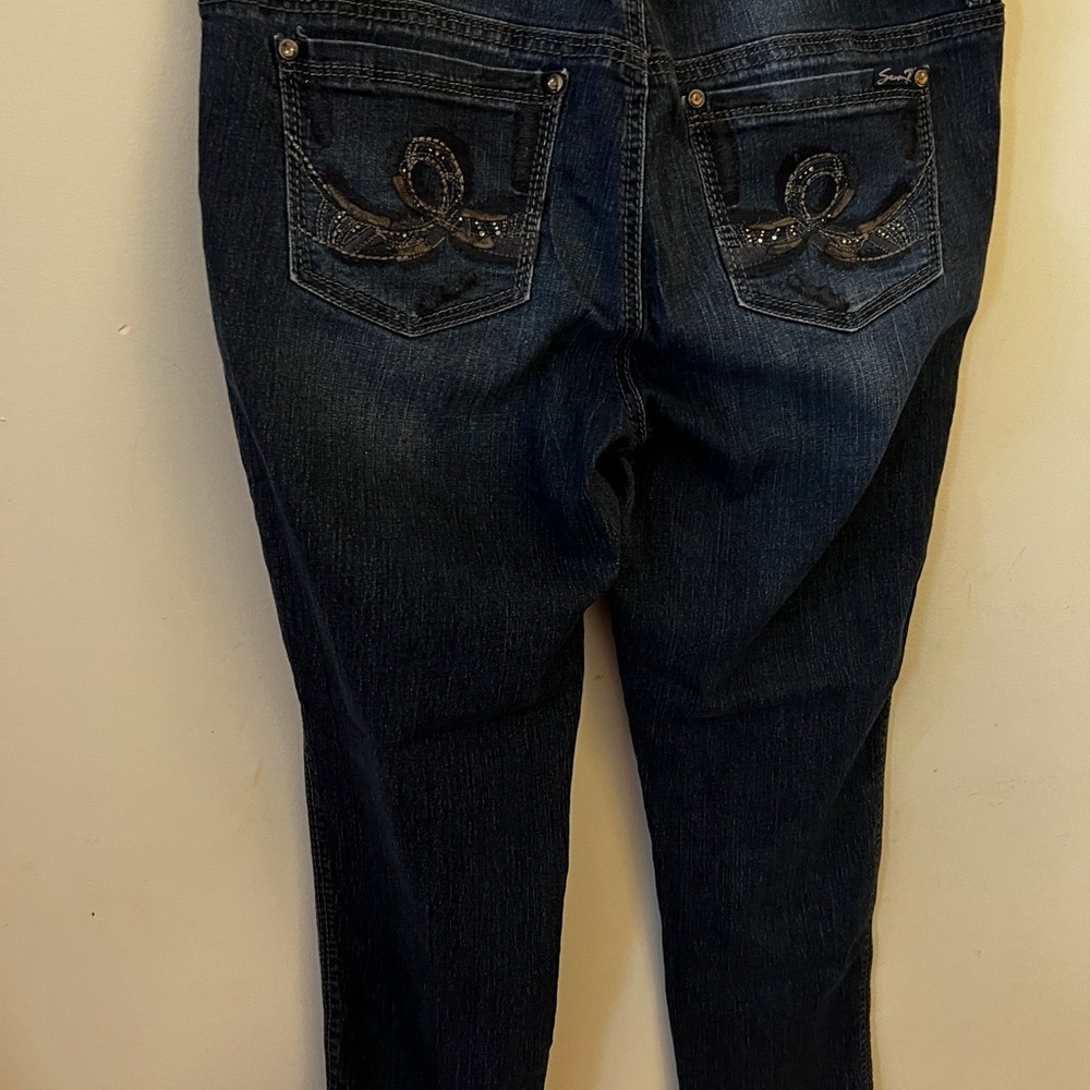 Seven7 Blue Skinny Jeans Versatile Style - Picture 8 of 10